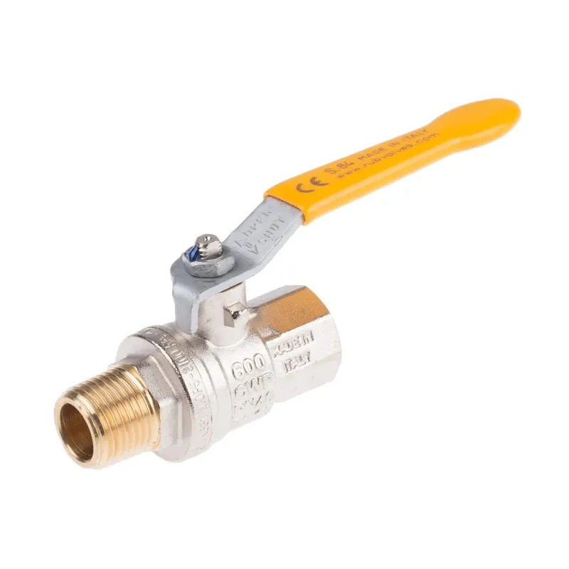 RS PRO Brass Full Port Ball Valve 1/4 to 4 in Inlet Port Size Polyvinyl Chloride Coated Steel Handle 170°C Max 733-5261