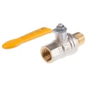 RS PRO Brass Full Port Ball Valve 1/4 to 4 in Inlet Port Size Polyvinyl Chloride Coated Steel Handle 170°C Max 733-5261