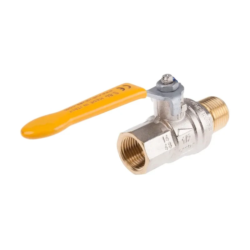 RS PRO Brass Full Port Ball Valve 1/4 to 4 in Inlet Port Size Polyvinyl Chloride Coated Steel Handle 170°C Max 733-5261
