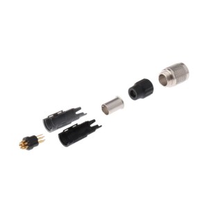 binder Circular Connector, 8 Contacts, Cable Mount, M9 Size, Plug Male, IP40 Ingress Protection, Metal 99-0479-100-08