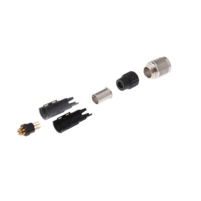 binder Circular Connector, 8 Contacts, Cable Mount, M9 Size, Plug Male, IP40 Ingress Protection, Metal 99-0479-100-08