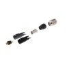 binder Circular Connector, 8 Contacts, Cable Mount, M9 Size, Plug Male, IP40 Ingress Protection, Metal 99-0479-100-08