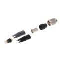 binder Circular Connector, 8 Contacts, Cable Mount, M9 Size, Plug Male, IP40 Ingress Protection, Metal 99-0479-100-08