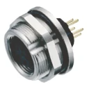 binder Circular Connector 7 Contacts Panel Mount M9 Socket Female IP67 712 Series 09-0424-90-07
