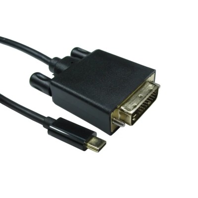 RS PRO 3 Metre USB Type C Male to DVI Male Adapter Cable 4K Resolution 192-4687