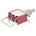 RS PRO Push Button Switch Momentary PCB Mount 6.4 mm Cutout SPDT with Red LED 28V DC 120V AC 7346791P