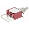 RS PRO Push Button Switch Momentary PCB Mount 6.4 mm Cutout SPDT with Red LED 28V DC 120V AC 7346791P