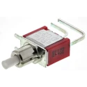 RS PRO Push Button Switch Momentary PCB Mount 6.4 mm Cutout SPDT with Red LED 28V DC 120V AC 7346791P