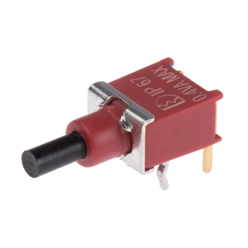 RS PRO Push Button Switch On-Off PCB SPST IP67 20V dc IP67