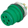 binder Circular Connector, 3 Contacts, Panel Mount, Miniature Socket, Female, IP67, 720 Series 99-9108-70-03