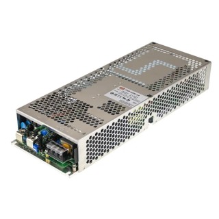 MEAN WELL Switching Power Supply 24V DC, 3.48kW, 145A Output, Chassis Mount, 90-370V AC/DC, Fanless Water-Cooling PHP-3500-24