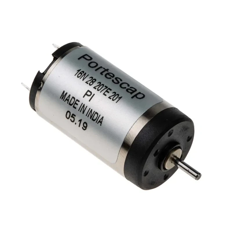 Portescap Low Inertia Type Servo Motor DC Motor 12V dc 2.3W 10800rpm 2.4mNm Torque 1.5mm Shaft Diameter 16N28-207E.201