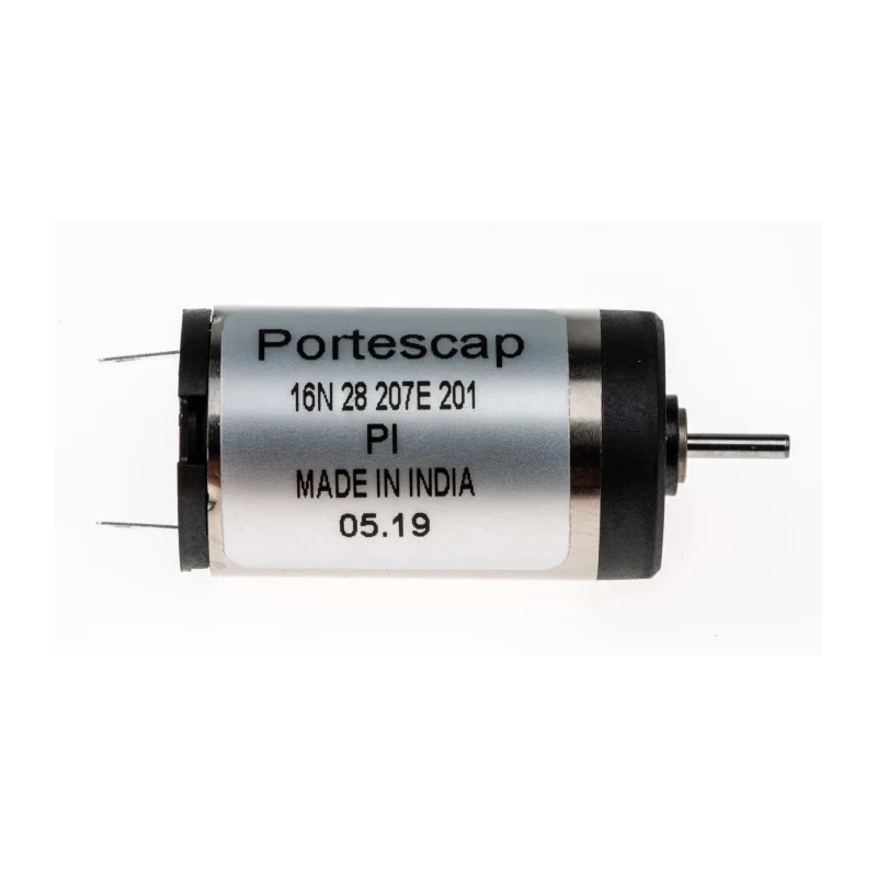 Portescap Low Inertia Type Servo Motor DC Motor 12V dc 2.3W 10800rpm 2.4mNm Torque 1.5mm Shaft Diameter 16N28-207E.201