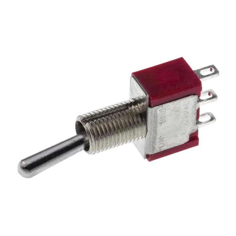 RS PRO Toggle Switch Panel Mount On-On SPDT Solder Terminal 28 V dc 112 V ac 734-7126
