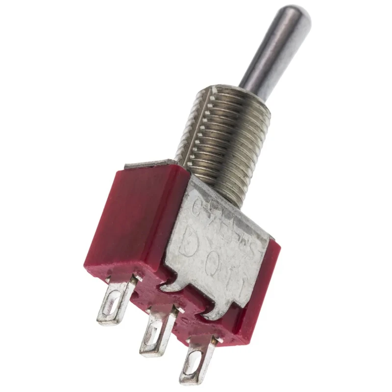 RS PRO Toggle Switch Panel Mount On-On SPDT Solder Terminal 28 V dc 112 V ac 734-7126