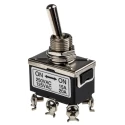 RS PRO Toggle Switch Panel Mount On-On DPDT Screw Terminal 24 V dc 7346805P
