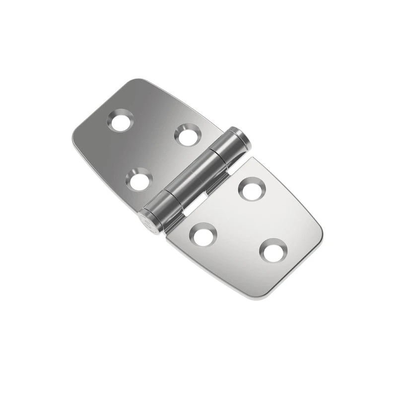 Southco Gloss Stainless Steel Butt Hinge with Fixed Pin, Screw Fixing, 78mm x 38.2mm x 9mm N6-4E-444-24
