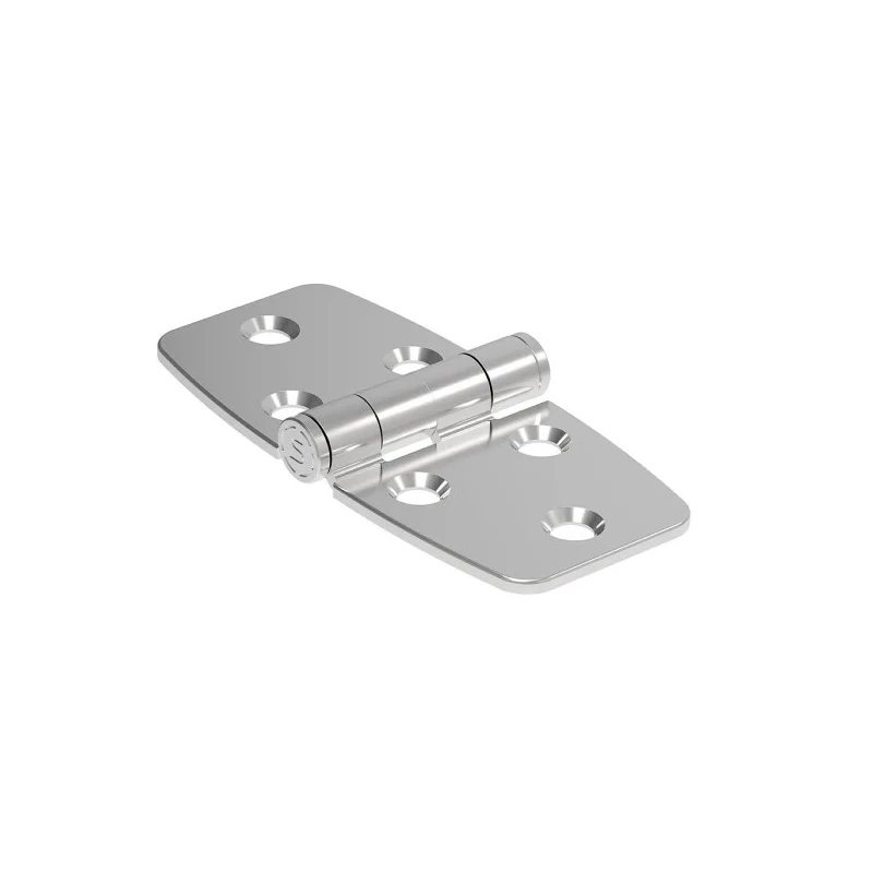Southco Gloss Stainless Steel Butt Hinge with Fixed Pin, Screw Fixing, 78mm x 38.2mm x 9mm N6-4E-444-24