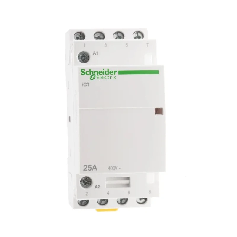 Schneider Electric iCT 4-Pole Motor Control Contactor, 230V AC Coil, 1.6W Power Rating, 25A Operational Current, 4 NO Acti9