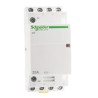 Schneider Electric iCT 4-Pole Motor Control Contactor, 230V AC Coil, 1.6W Power Rating, 25A Operational Current, 4 NO Acti9