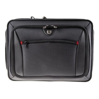 Wenger Insight 16in Briefcase Laptop Case Black Nylon Protective Organizer 600646