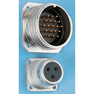 Amphenol Socapex Circular Connector 22 Contacts Panel Mount Socket Male IP67 SL EM 222 P
