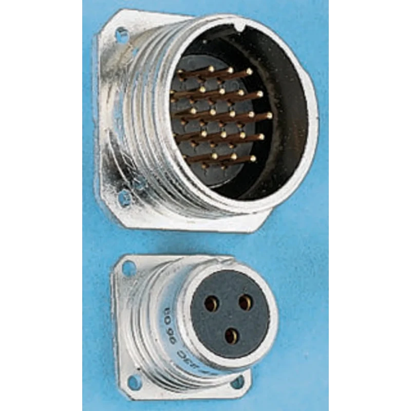 Amphenol Socapex Circular Connector 22 Contacts Panel Mount Socket Male IP67 SL EM 222 P