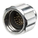 Amphenol Socapex Industrial Circular Connector Cable Mount Plug, Male, 22 Contacts, IP67, Aluminium, 7.5A, 150V, SL BM 222 P