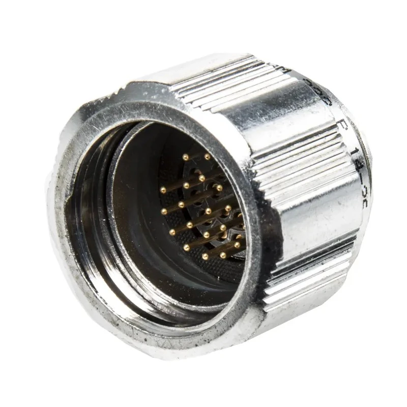 Amphenol Socapex Industrial Circular Connector Cable Mount Plug, Male, 22 Contacts, IP67, Aluminium, 7.5A, 150V, SL BM 222 P