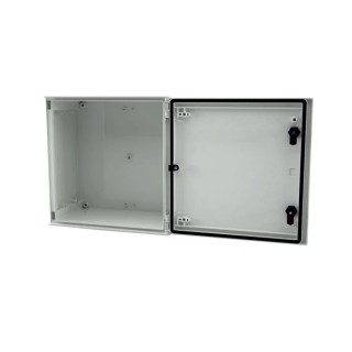 RS PRO Fibreglass Reinforced Polyester Wall Box IP66, 400 mm x 400 mm x 200 mm 192-7115