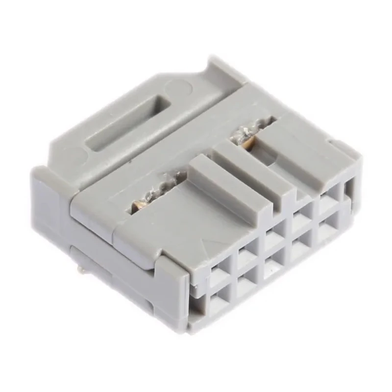 3M 10-Way IDC Connector Female for Cable, 2 Row, 500V AC, 1A Current, Right Angle Mount 3473-6610