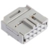 3M 10-Way IDC Connector Female for Cable, 2 Row, 500V AC, 1A Current, Right Angle Mount 3473-6610