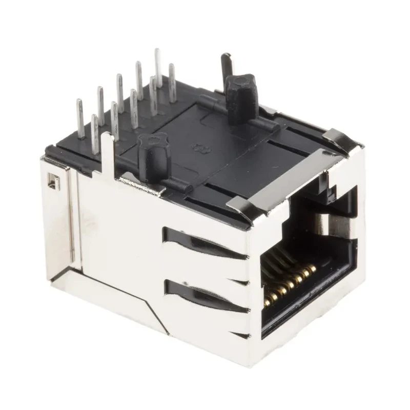 Halo Electronics HFJ11 Series RJ45 Connector Female Through Hole UTP Shield Straight 1 Port 8 Way HFJ11-1G01ERL
