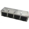 Halo Electronics RJ45 Connector Female Through Hole UTP Shield Straight 4 Port HFJ14-1G16ER-L12RL