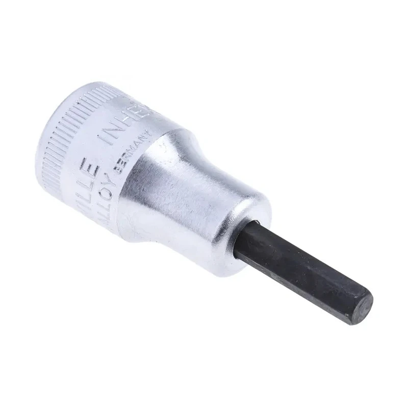 STAHLWILLE Chrome Alloy Steel Bit Socket 5 mm Socket Size, 3/8 in Drive, Square Drive Type, 20.0mm Overall Length 02050005