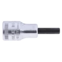STAHLWILLE Chrome Alloy Steel Bit Socket 5 mm Socket Size, 3/8 in Drive, Square Drive Type, 20.0mm Overall Length 02050005