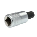 STAHLWILLE 1/2 in Drive Bit Square Socket Chrome Alloy Steel 20.0mm Overall Length 03050012