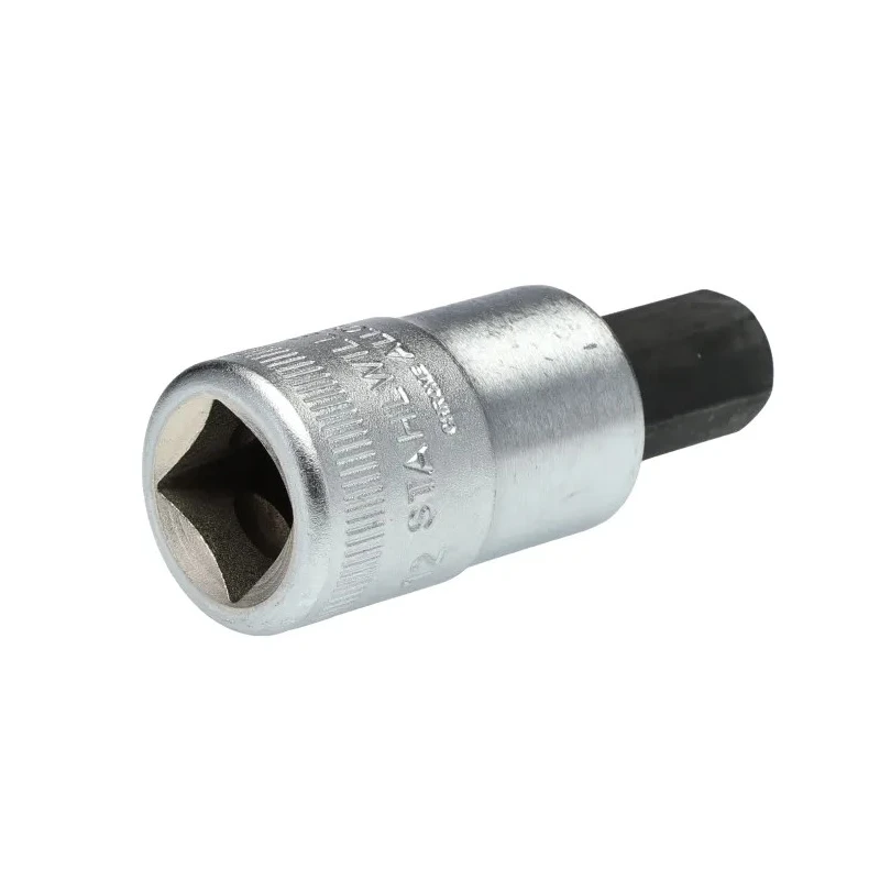 STAHLWILLE 1/2 in Drive Bit Square Socket Chrome Alloy Steel 20.0mm Overall Length 03050012