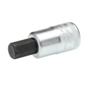 STAHLWILLE 1/2 in Drive Bit Square Socket Chrome Alloy Steel 20.0mm Overall Length 03050012