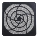RS PRO Polyurethane Fan Mounted Filter, ABS Plastic Frame, 92 mm, Thickness 7.1 mm, 95.8 mm Length and Width 737-4068