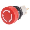 EAO 51-253 Series Maintained Emergency Stop Push Button, Panel Mount, 16 mm Cutout, SPDT, IP65 51-253.022