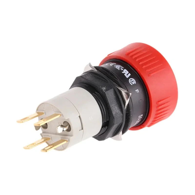 EAO 51-253 Series Maintained Emergency Stop Push Button, Panel Mount, 16 mm Cutout, SPDT, IP65 51-253.022