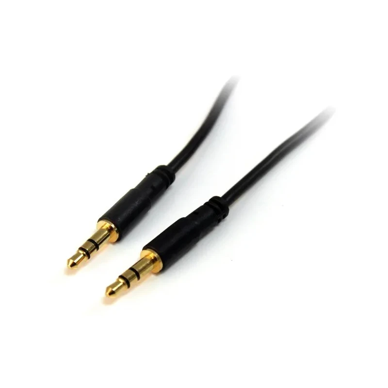 StarTech.com Male 3.5 mm Stereo Jack to Male 3.5 mm Stereo Jack Auxiliary Cable Black 1.8 m MU6MMS