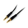 StarTech.com Male 3.5 mm Stereo Jack to Male 3.5 mm Stereo Jack Auxiliary Cable Black 1.8 m MU6MMS