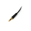 StarTech.com Male 3.5 mm Stereo Jack to Male 3.5 mm Stereo Jack Auxiliary Cable Black 1.8 m MU6MMS