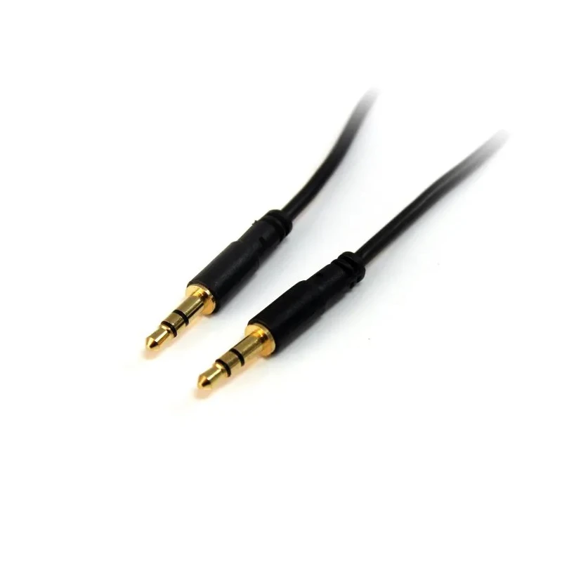 StarTech.com Male 3.5 mm Stereo Jack to Male 3.5 mm Stereo Jack Auxiliary Cable, Black, 4.6 m MU15MMS