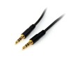 StarTech.com Male 3.5 mm Stereo Jack to Male 3.5 mm Stereo Jack Auxiliary Cable, Black, 4.6 m MU15MMS