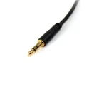 StarTech.com Male 3.5 mm Stereo Jack to Male 3.5 mm Stereo Jack Auxiliary Cable, Black, 4.6 m MU15MMS