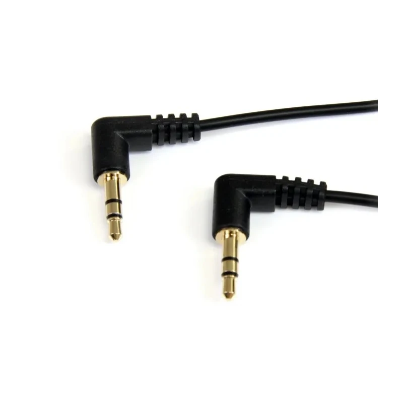 StarTech.com 3.5 mm Male Stereo Jack to 3.5 mm Male Stereo Jack Auxiliary Cable, Black PVC Jacket, 900 mm MU3MMS2RA