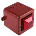 e2s SON4 Series Red Sounder-Beacon Combination IP66 230V AC 100 dB 32-Tone Sounder SON4AC230R/R